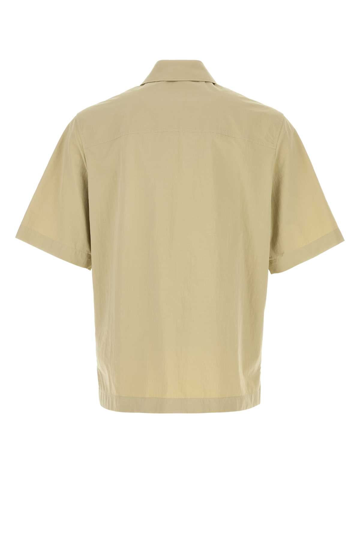 Burberry Men Khaki Nylon Shirt