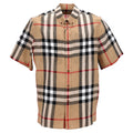 Short-Sleeved Checked Shirt With Chest Pockets