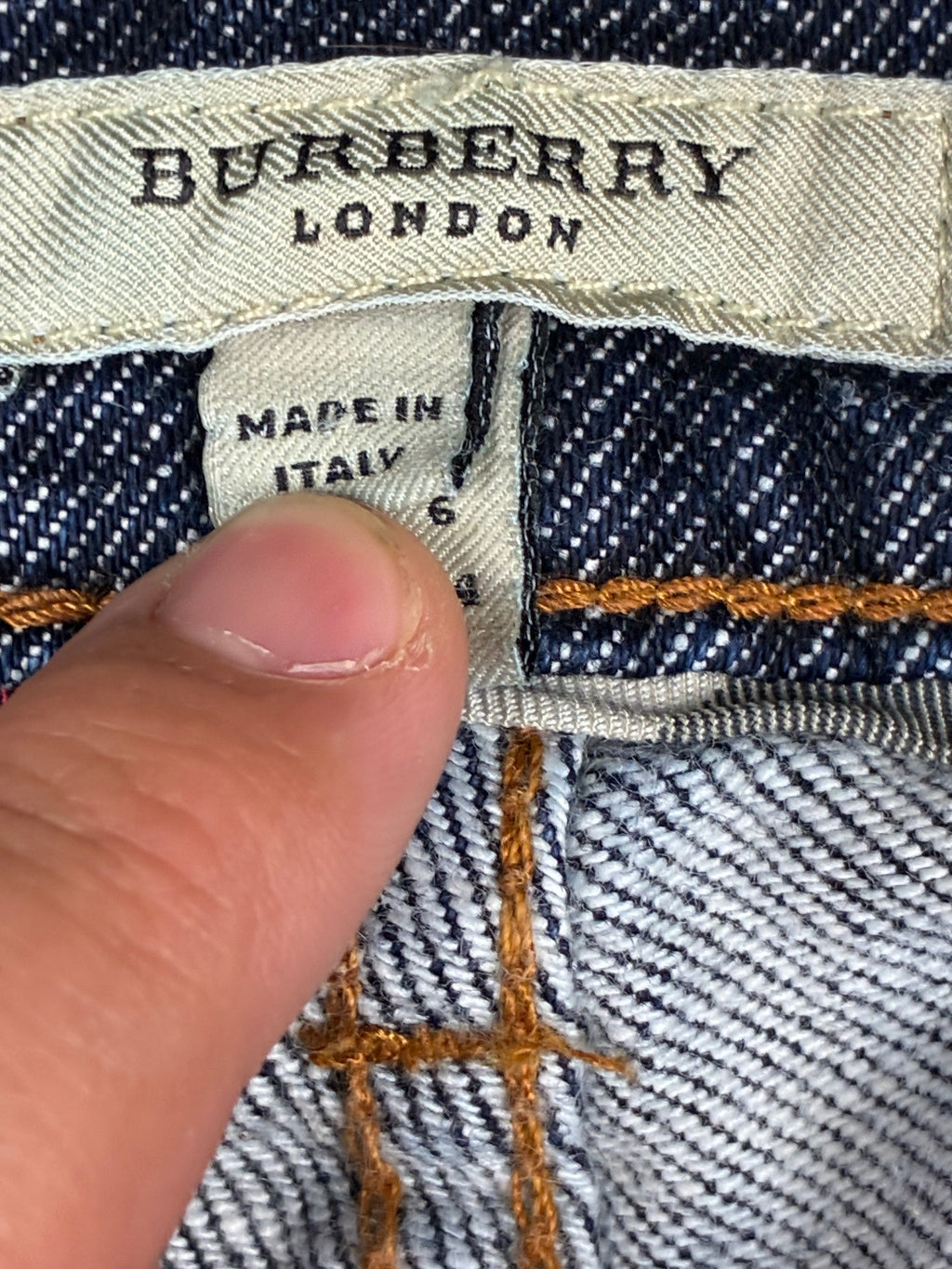 vintage Burberry jeans