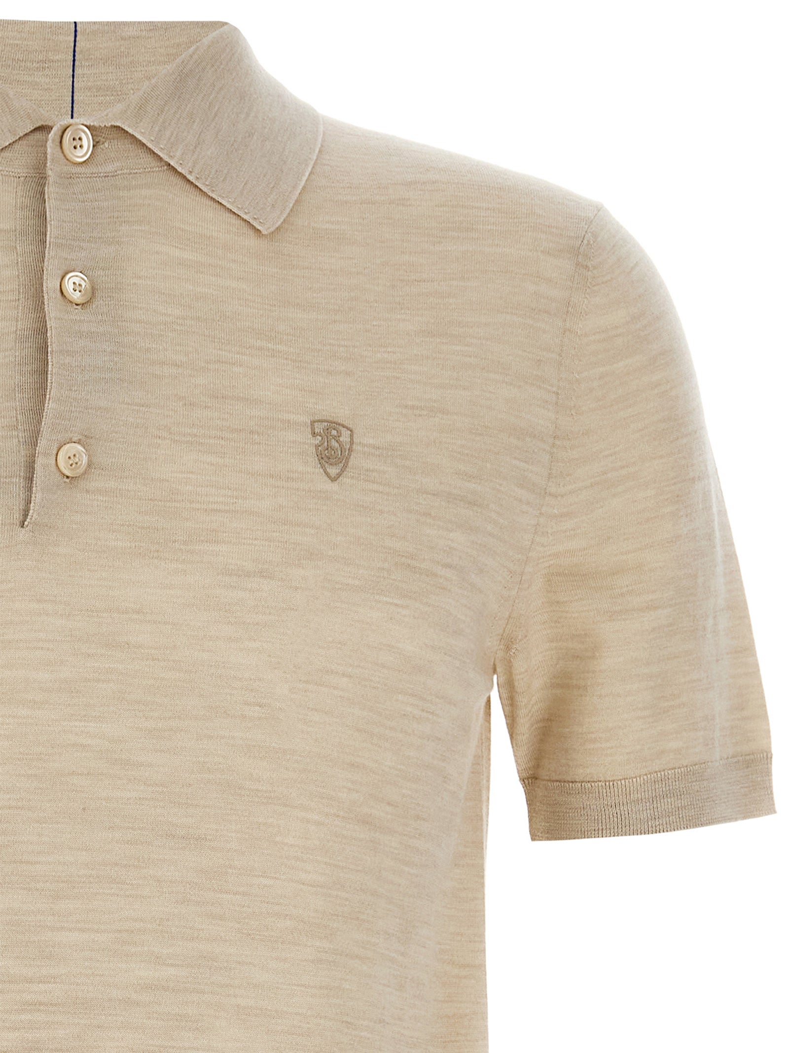 Burberry Men Wool Polo Shirt