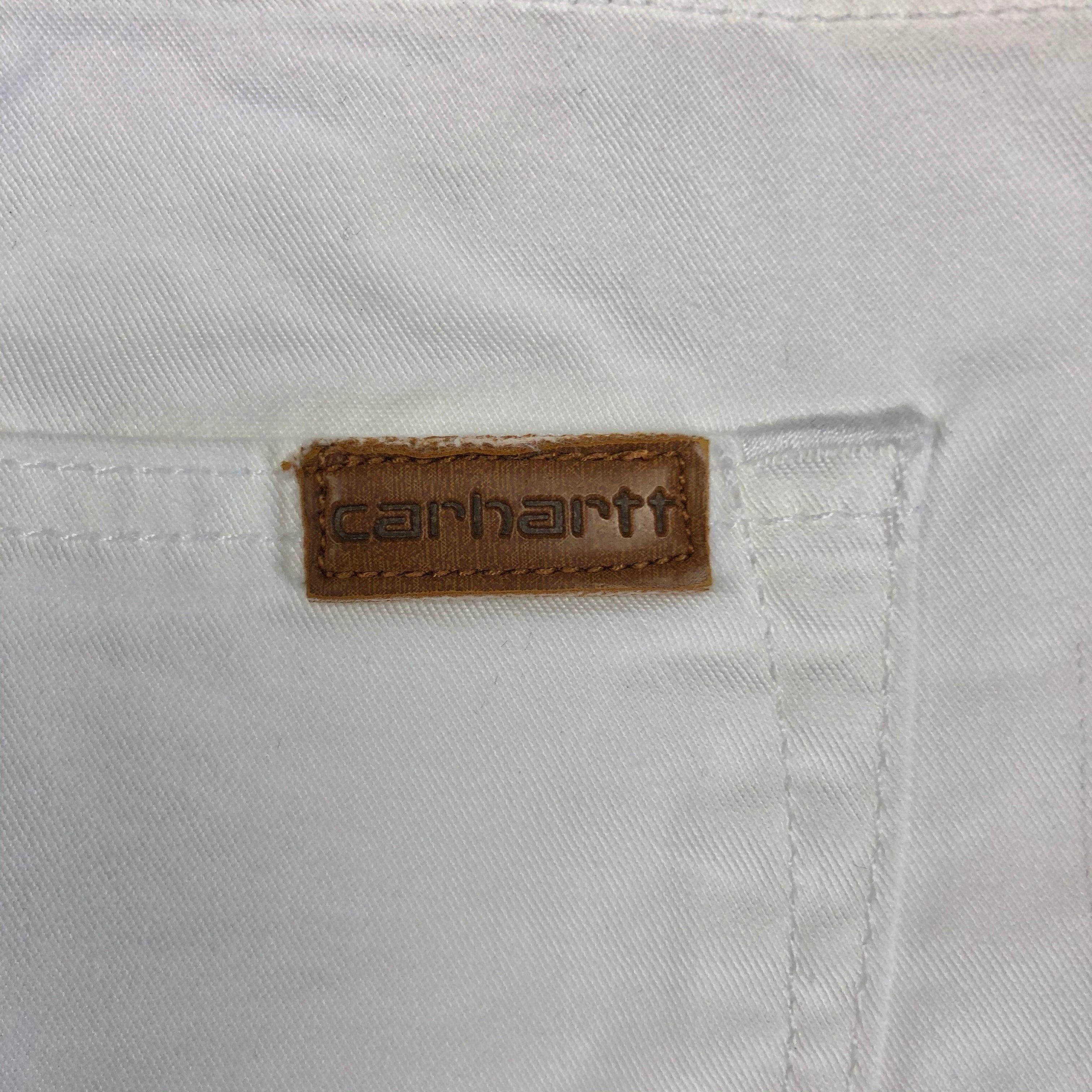 NWT - Carhartt  White Stretch  W'Recess Ankle Pant  - Size 26